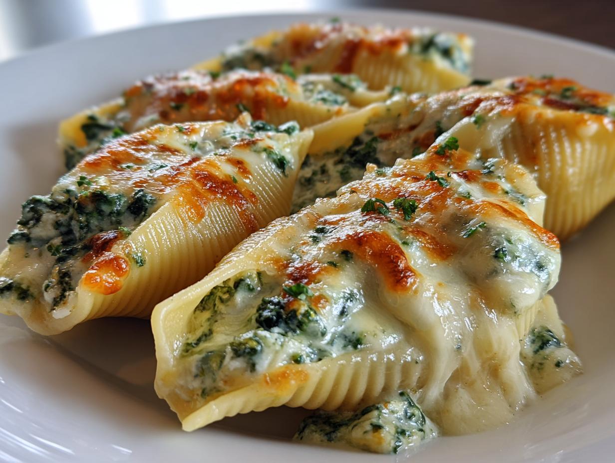 One‑Pot Spinach & Broccoli Ricotta Shells