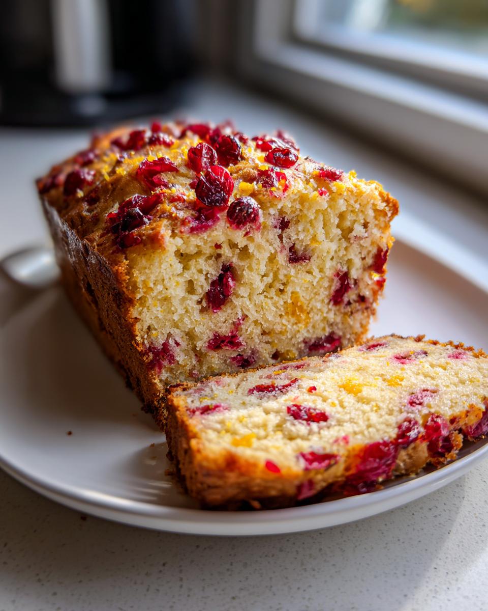 Orange Cranberry Buttermilk Loaf - detail 2