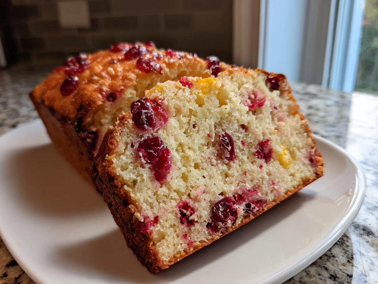 Orange Cranberry Buttermilk Loaf