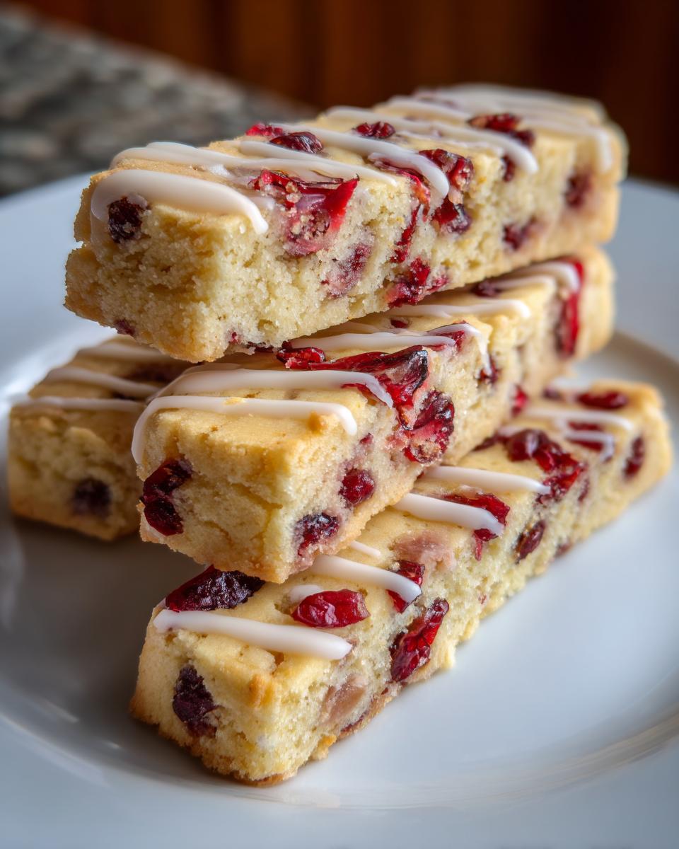 Orange Cranberry Shortbread Cookies - detail 1