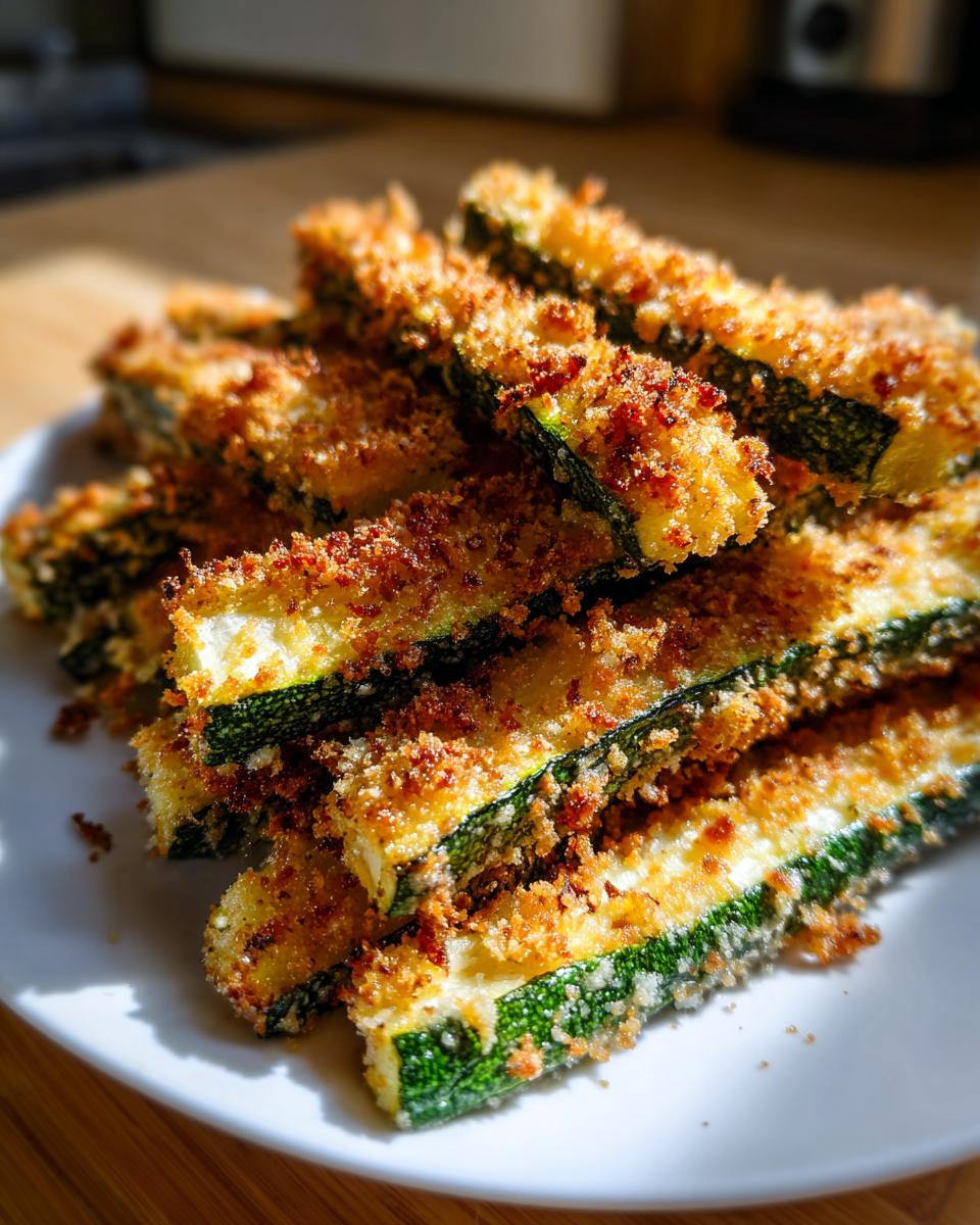 Parmesan-Panko-Crusted Baked Zucchini - detail 1