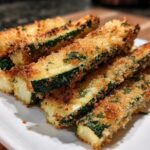 Parmesan-Panko-Crusted Baked Zucchini