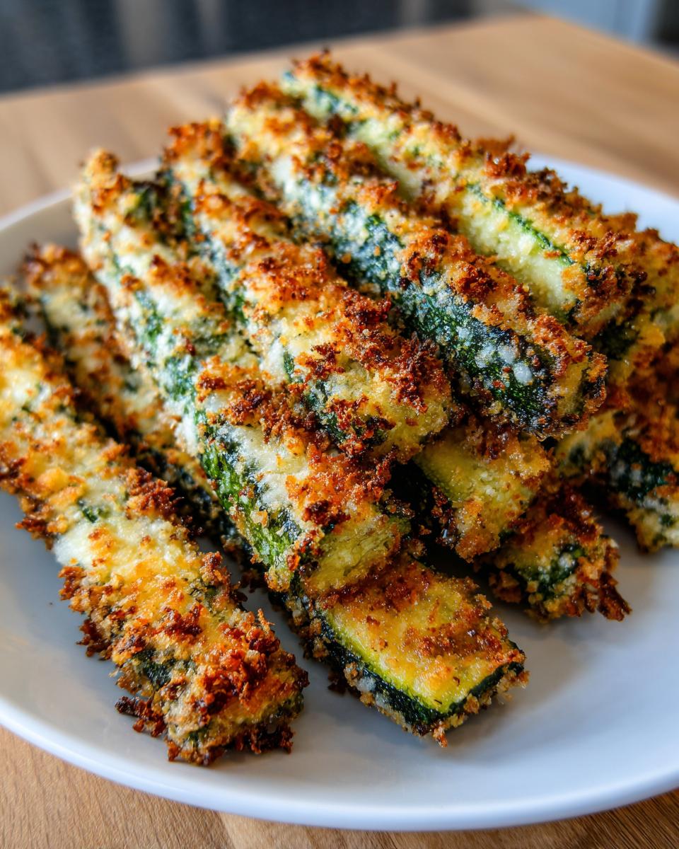 Parmesan-Panko-Crusted Baked Zucchini - detail 2