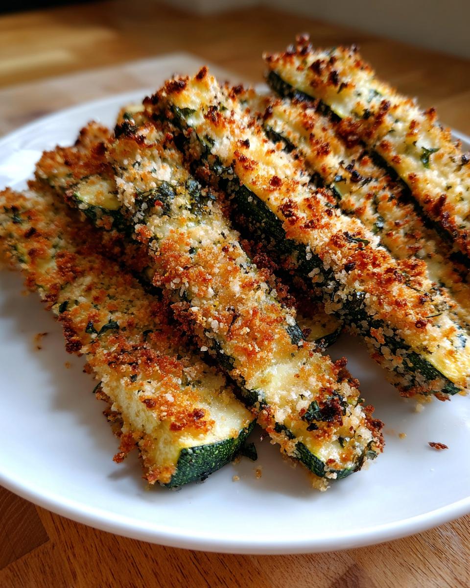 Parmesan-Panko-Crusted Baked Zucchini - detail 3