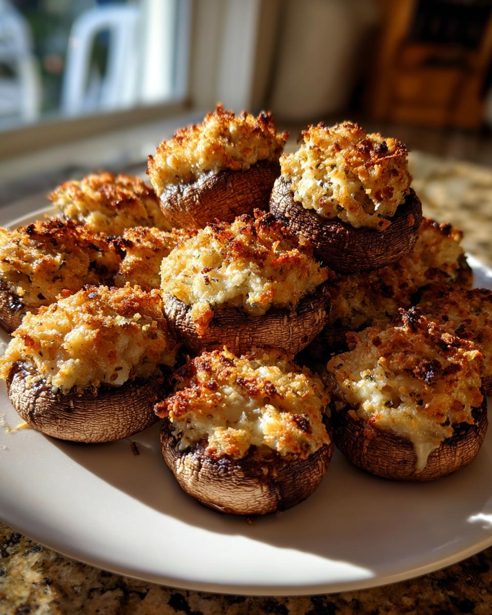 Parmesan‑Stuffed Mushrooms - detail 2