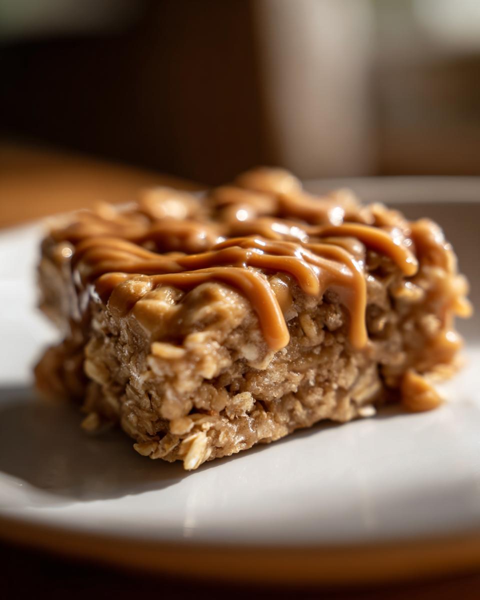 Peanut Butter Oatmeal Bars - detail 1