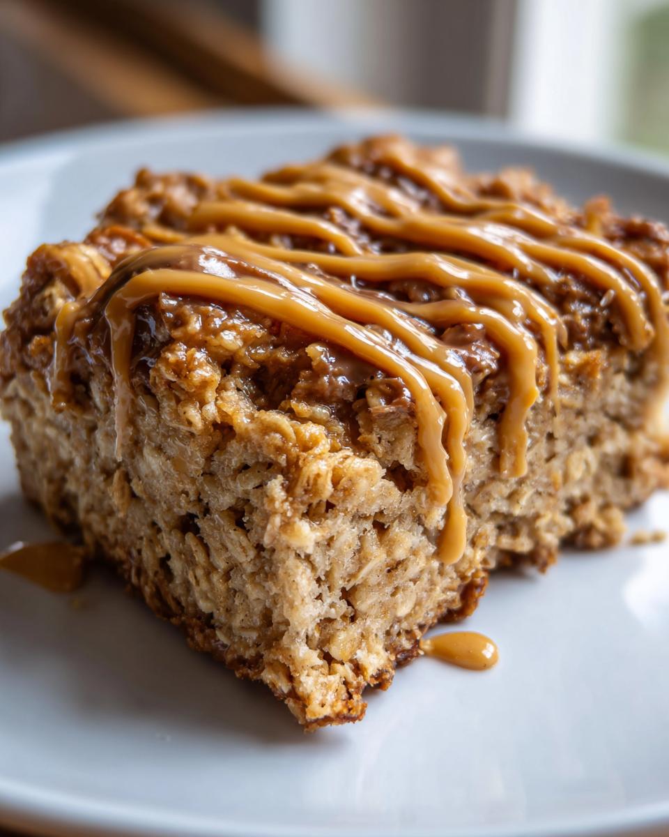 Peanut Butter Oatmeal Bars - detail 2