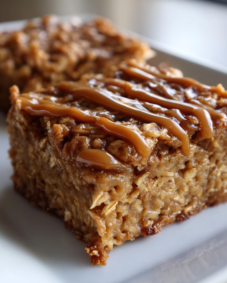 Peanut Butter Oatmeal Bars - detail 3