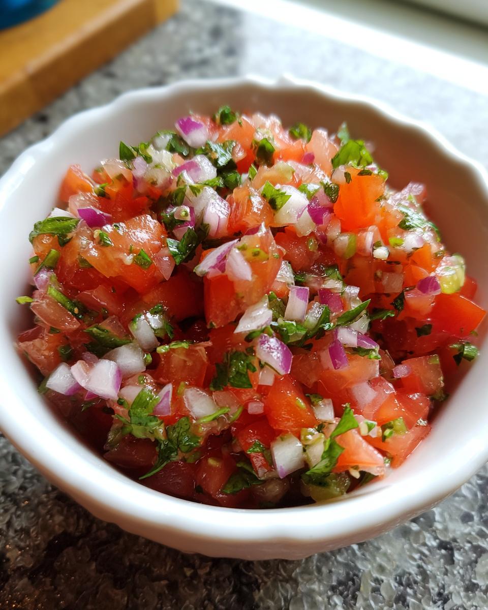 Pico de Gallo (Fresh Salsa) - detail 1