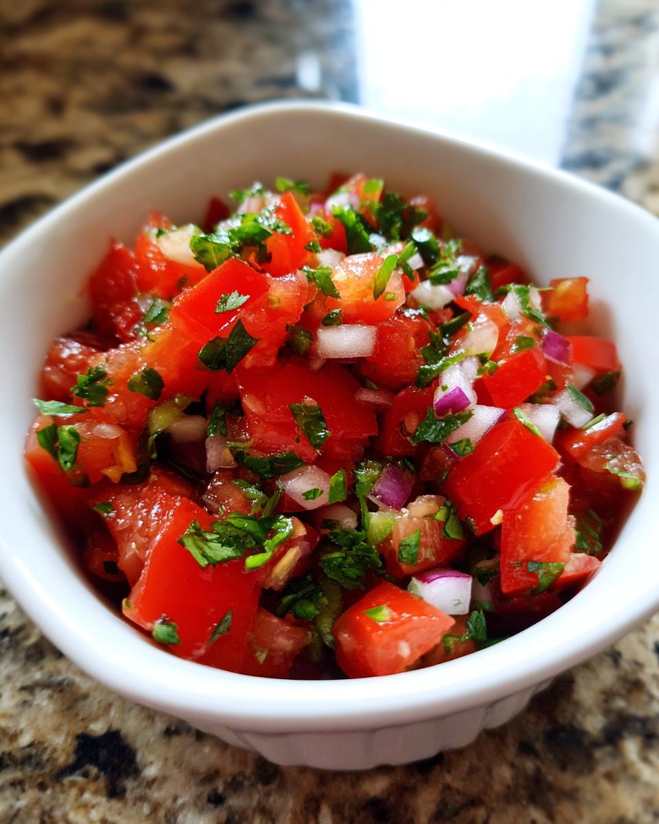 Pico de Gallo (Fresh Salsa) - detail 2