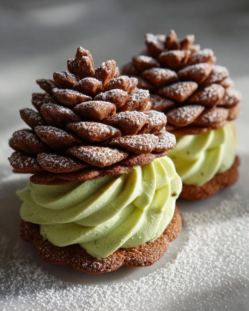 Pinecone Cookies - detail 1
