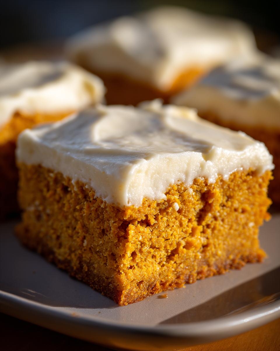 Pumpkin Spice Dessert Bars - detail 2