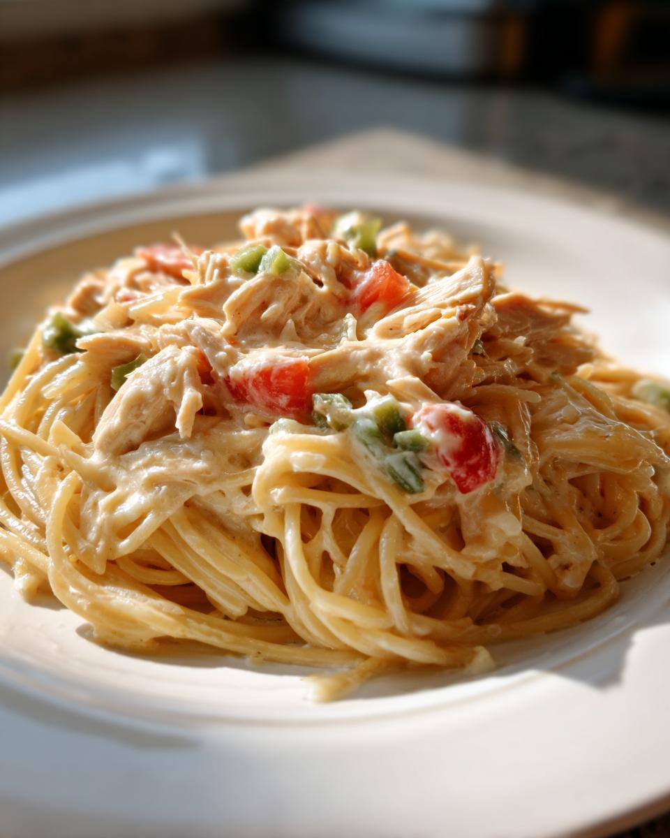 Quick and Easy Chicken Spaghetti - detail 1