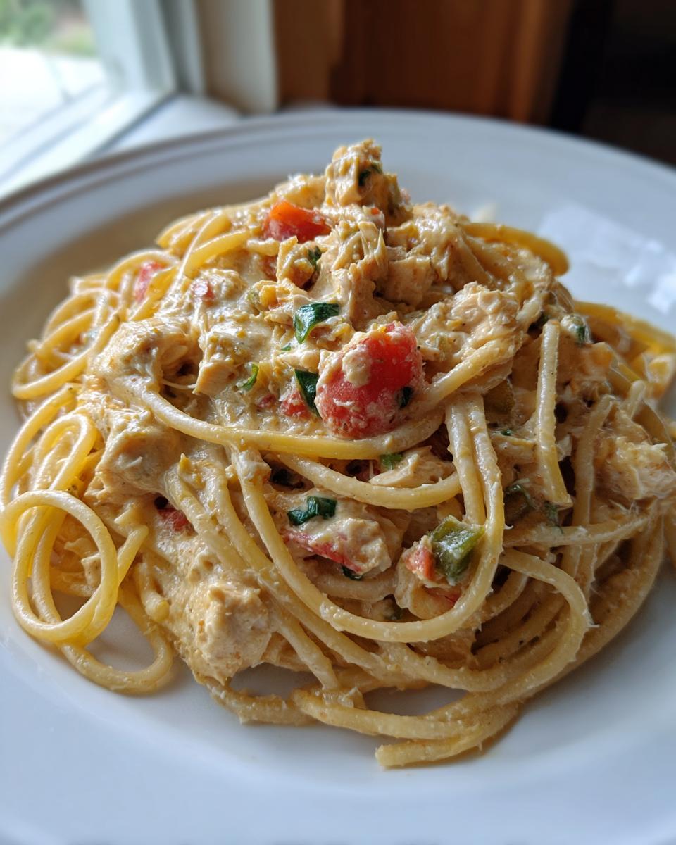 Quick and Easy Chicken Spaghetti - detail 2