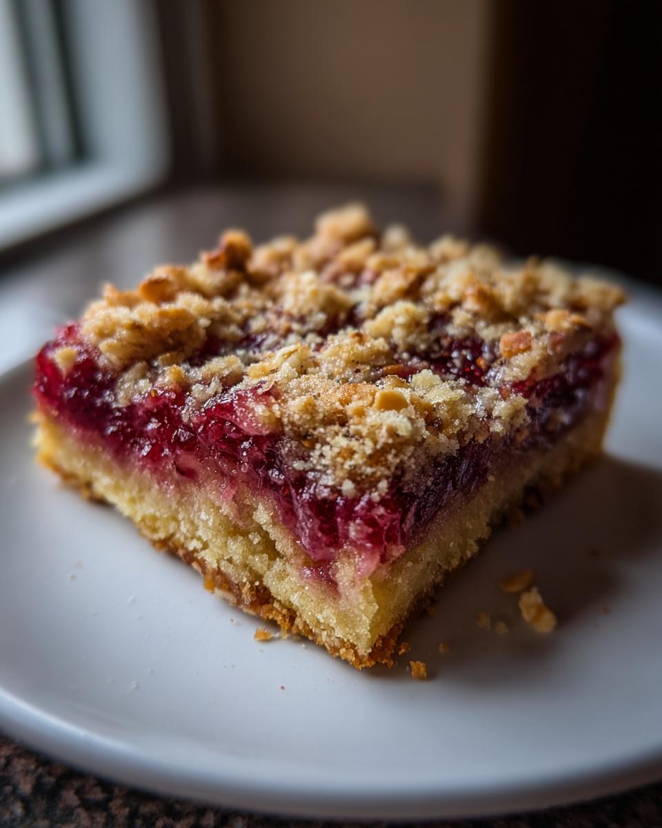 Raspberry Almond Dessert Bars - detail 2