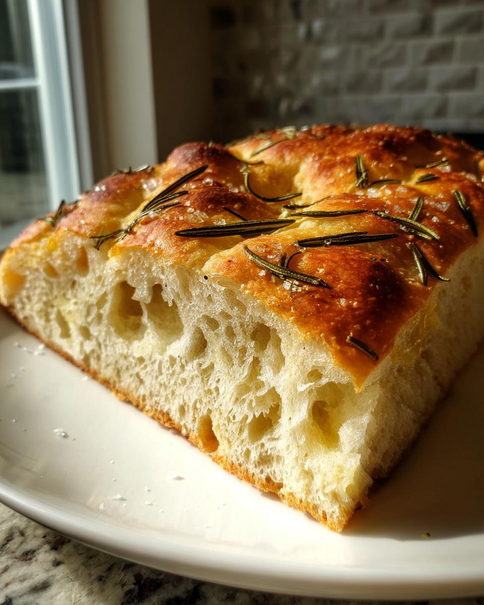 Rosemary Focaccia Bread - detail 2