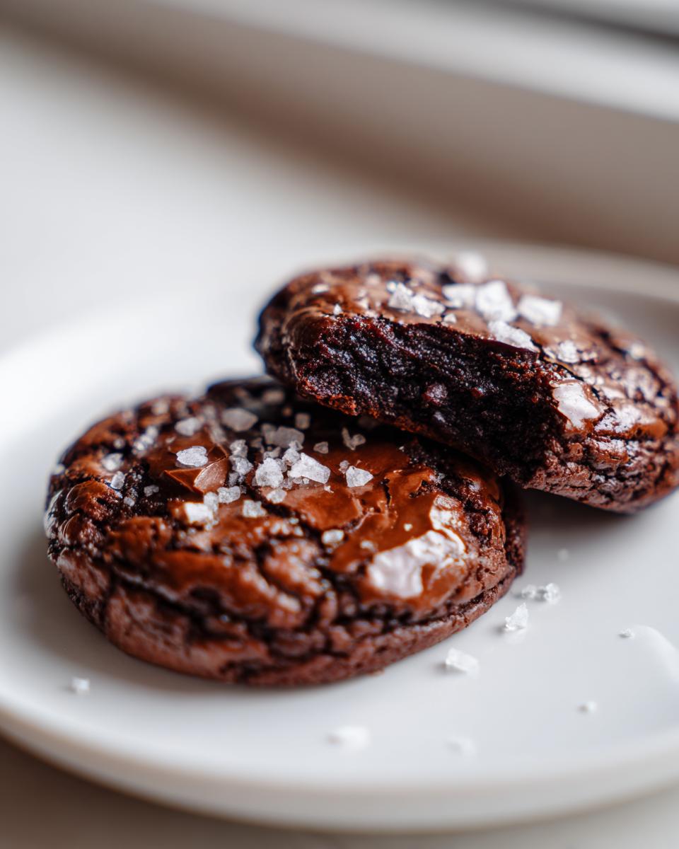 Salted Brownie Cookies - detail 3