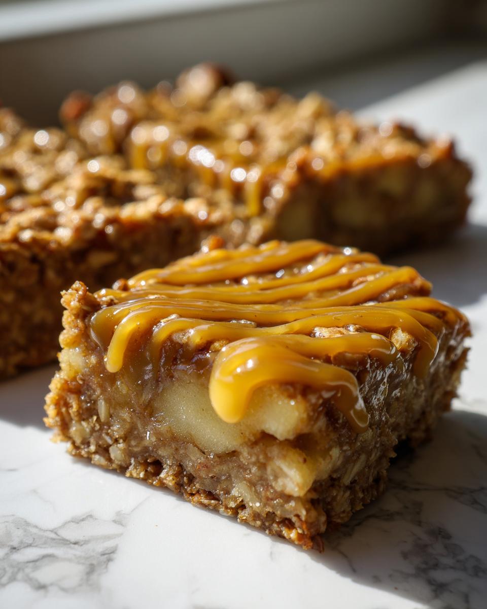 Salted Caramel Apple Bars - detail 1