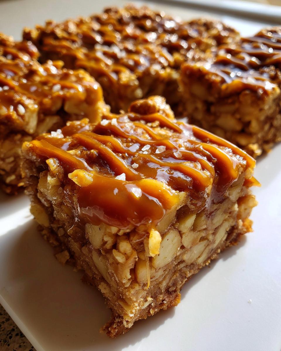 Salted Caramel Apple Bars - detail 2