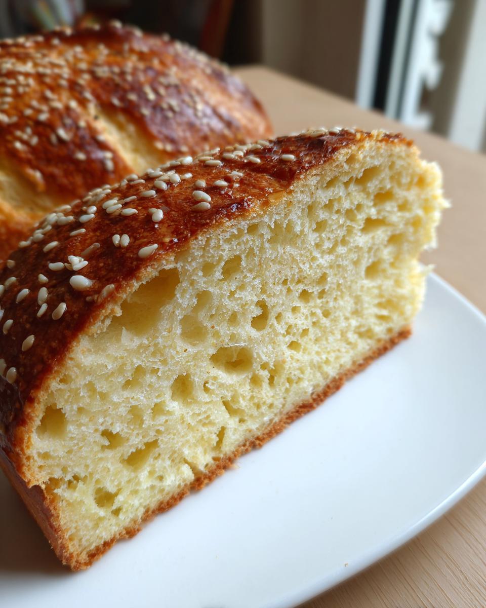 Semolina Bread with Sesame Seeds - detail 3