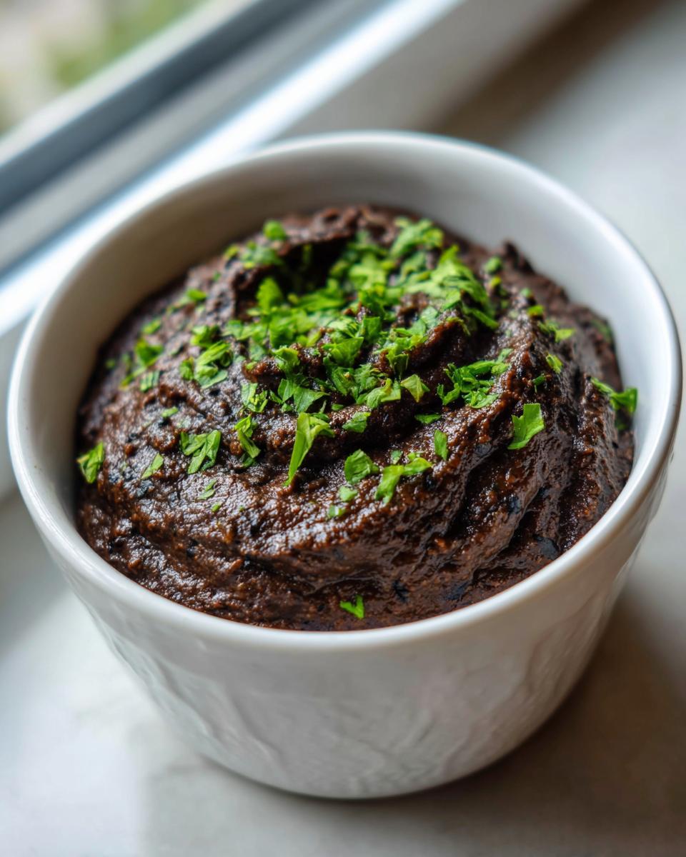 Simple Black Bean Dip - detail 2