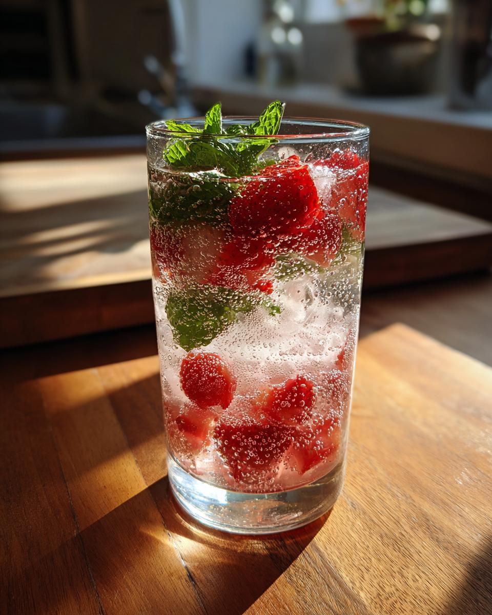 Simple Strawberry Mojito - detail 1