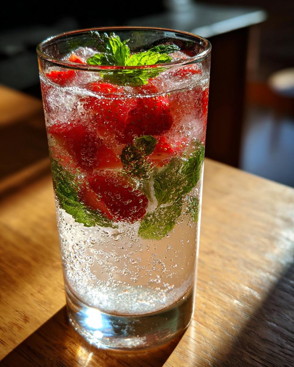 Simple Strawberry Mojito - detail 2