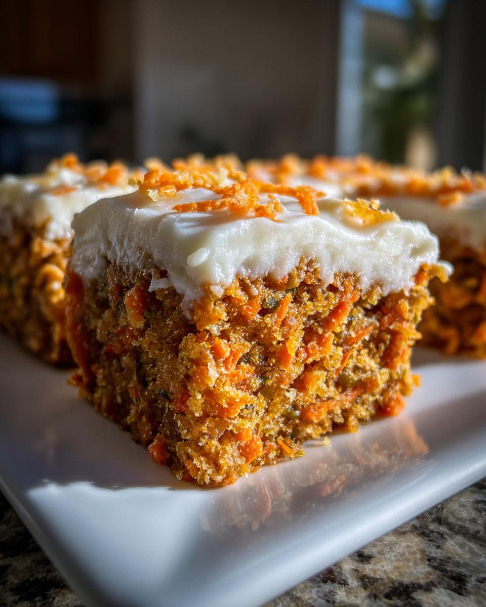 Spiced Ginger Carrot and Zucchini Bars with Lemon Cream Cheese Frosting 2026 - detail 2