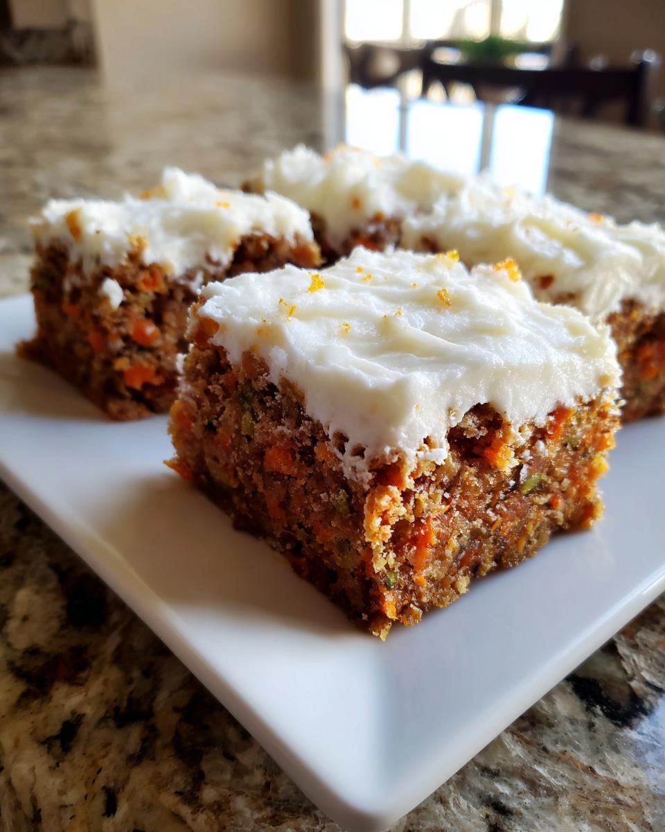 Spiced Ginger Carrot and Zucchini Bars with Lemon Cream Cheese Frosting 2026 - detail 2
