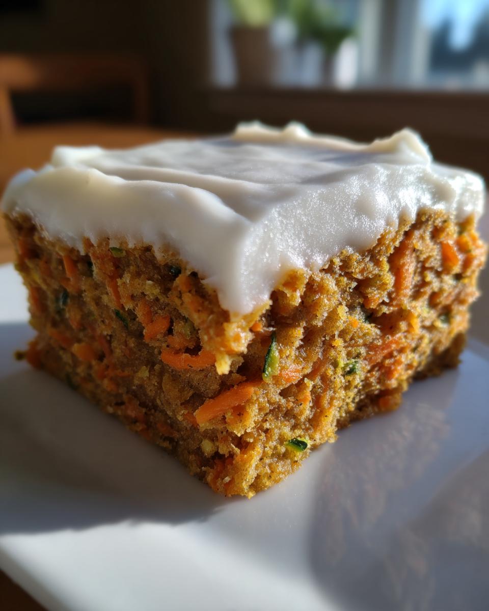 Spiced Ginger Carrot and Zucchini Bars with Lemon Cream Cheese Frosting 2026 - detail 3