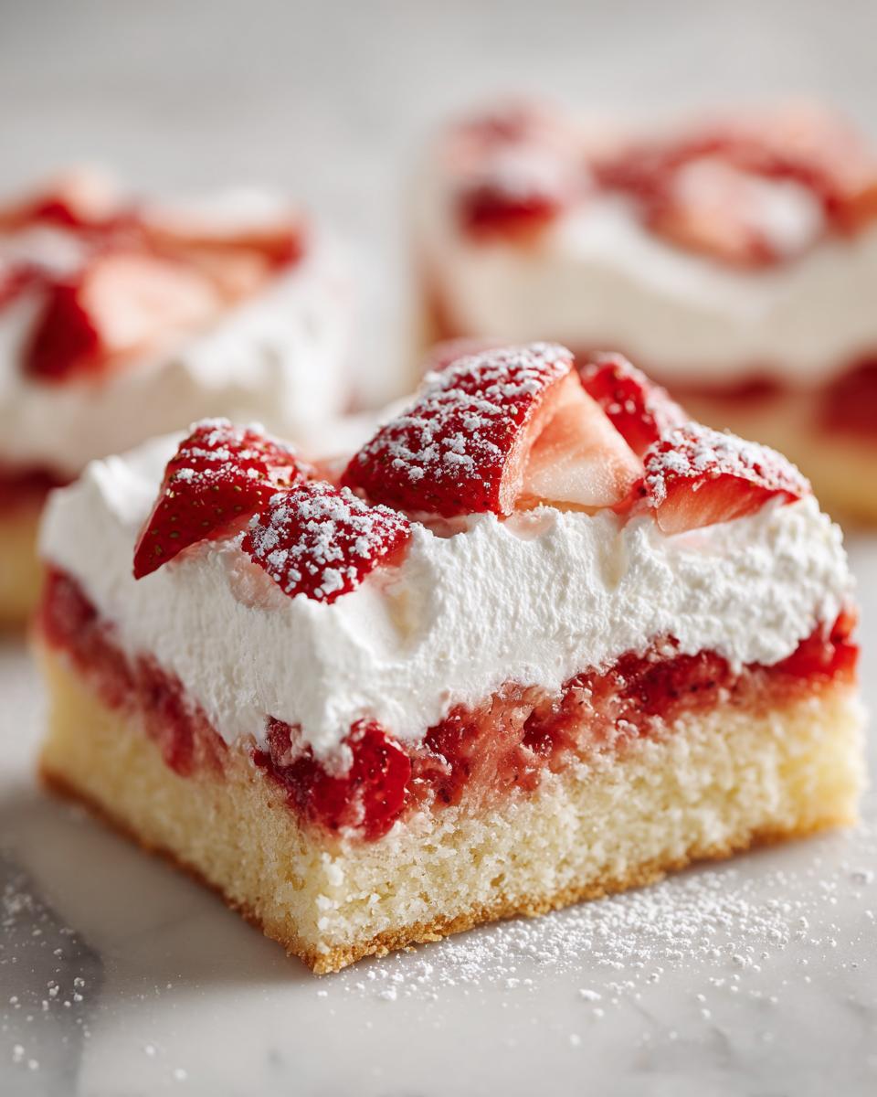 Strawberry Shortcake Bars - detail 1