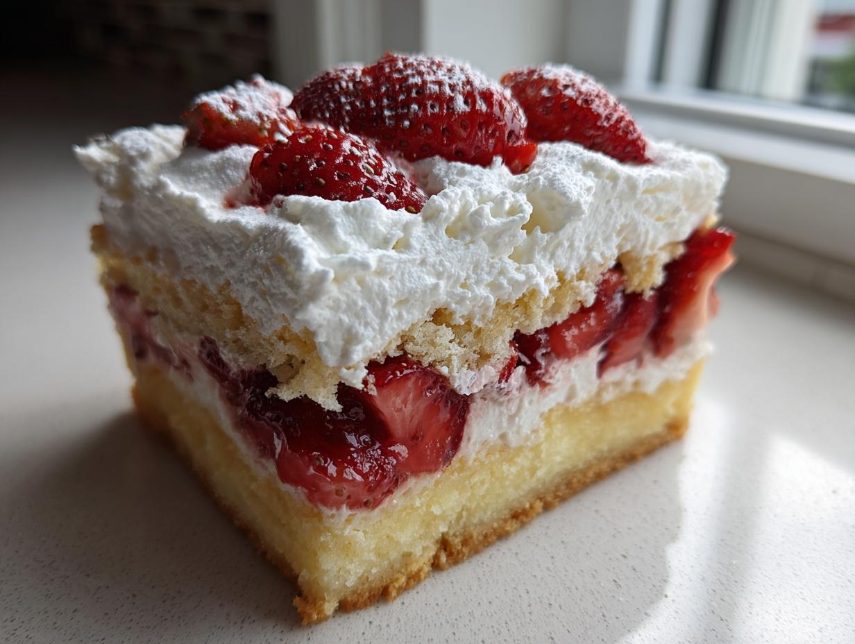 Strawberry Shortcake Bars
