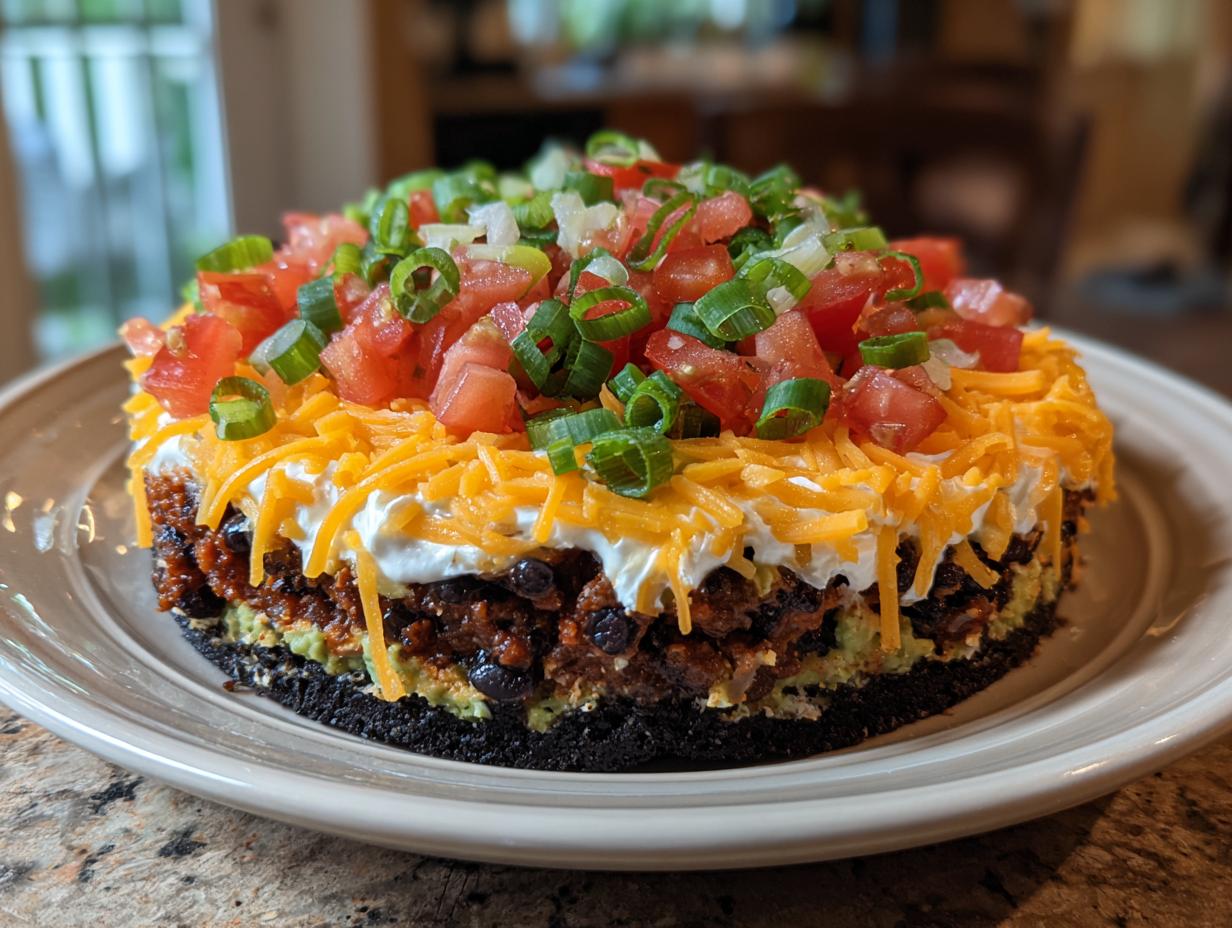 Tex‑Mex Layered Dip