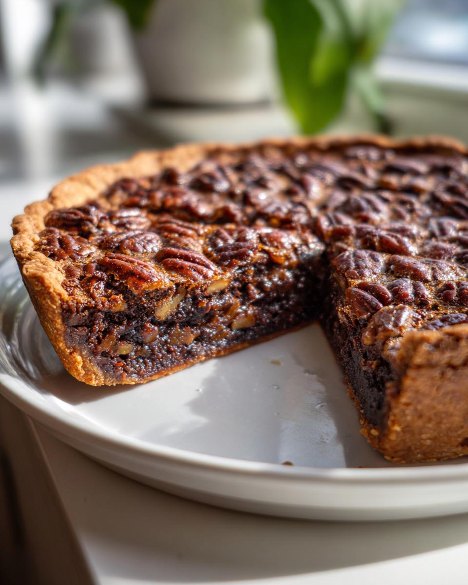 Texas Chocolate Pecan Pie - detail 1