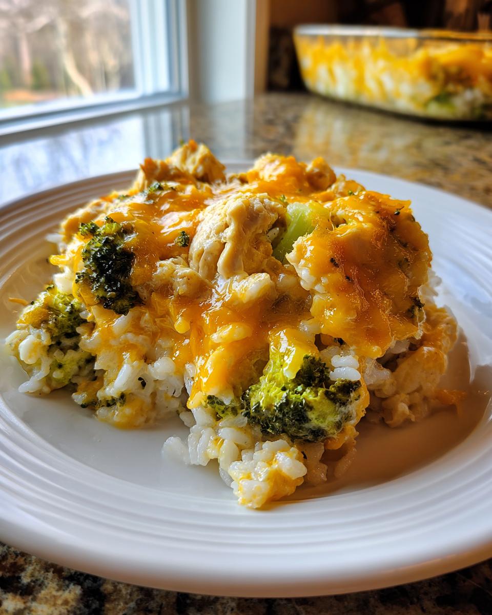 Velveeta Chicken Broccoli Rice Casserole (Mama’s on a Budget) - detail 3