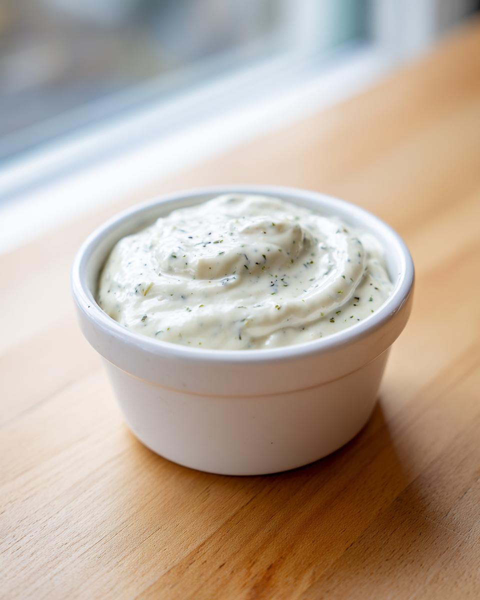 White Dipping Sauce - detail 1