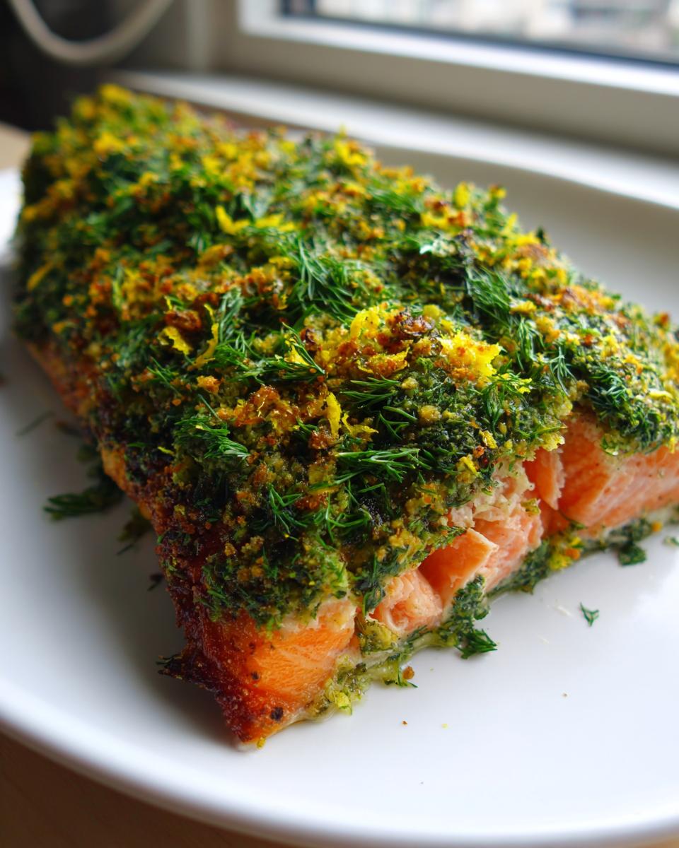 Zesty Herb‑Crusted Baked Salmon - detail 2