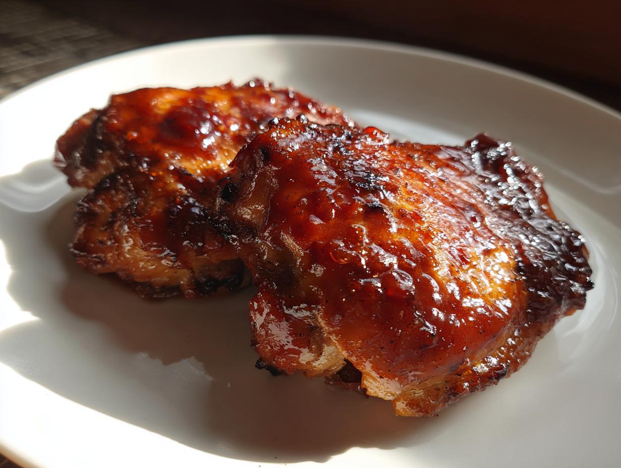 Air Fryer BBQ Chicken Thighs