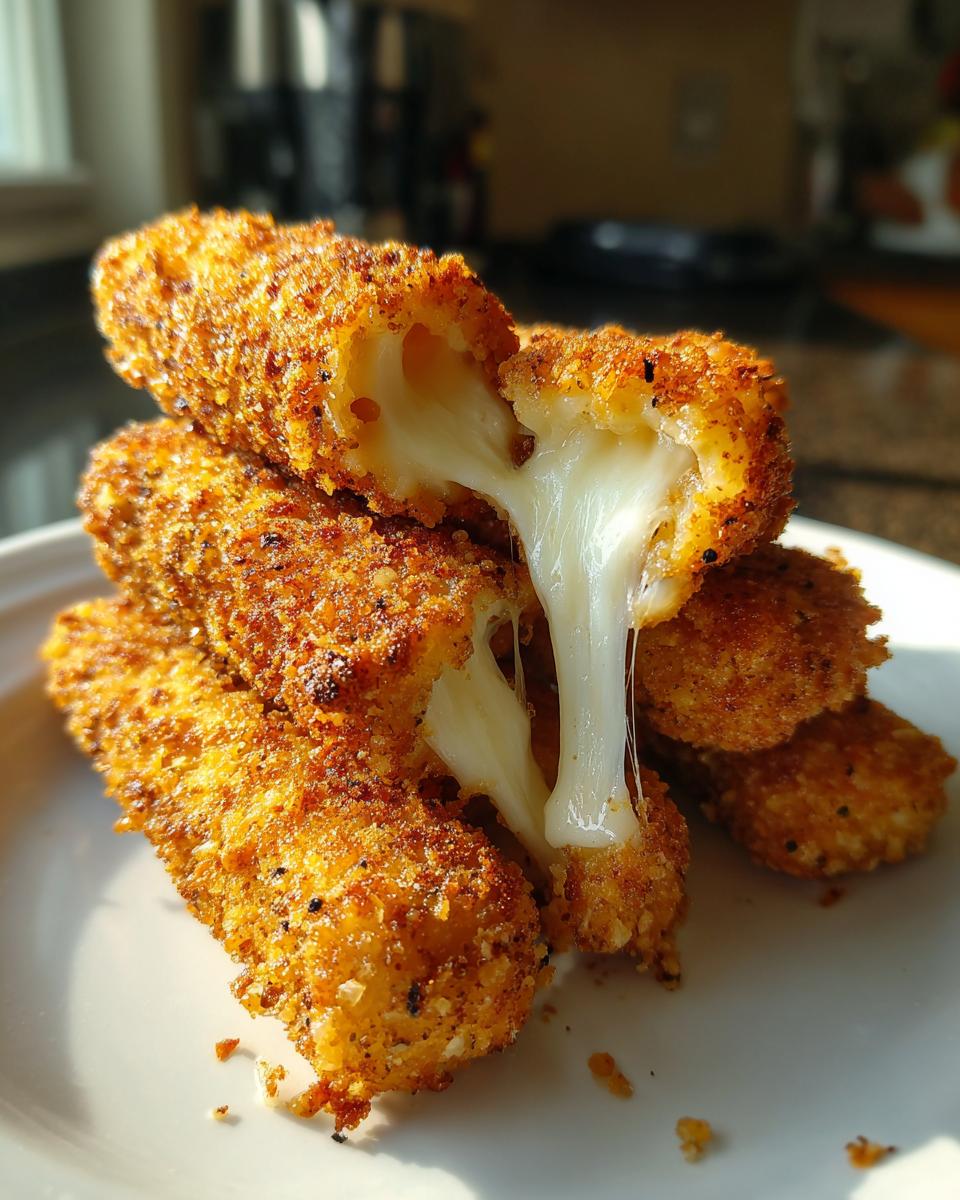 Air Fryer Mozzarella Sticks - detail 2