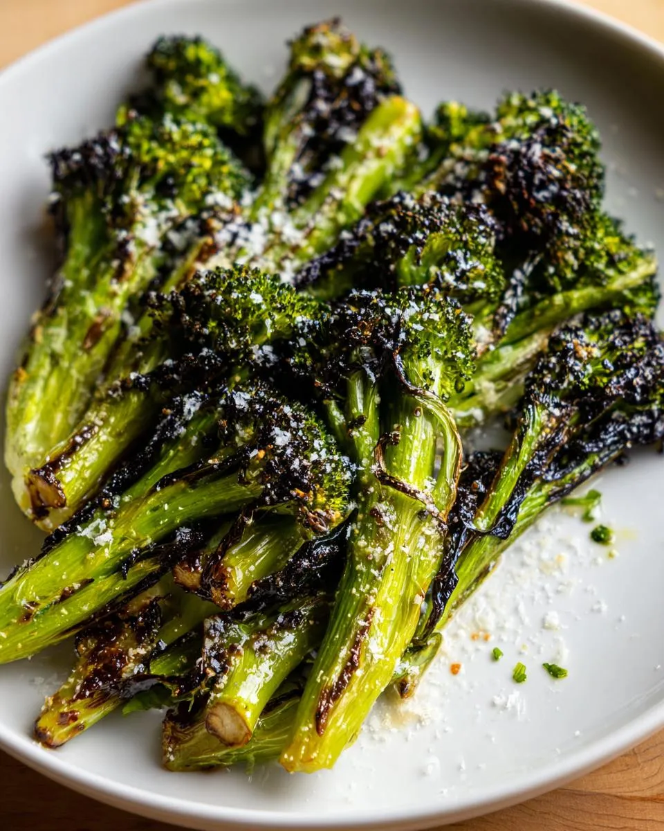 Air Fryer Roasted Broccoli - detail 1