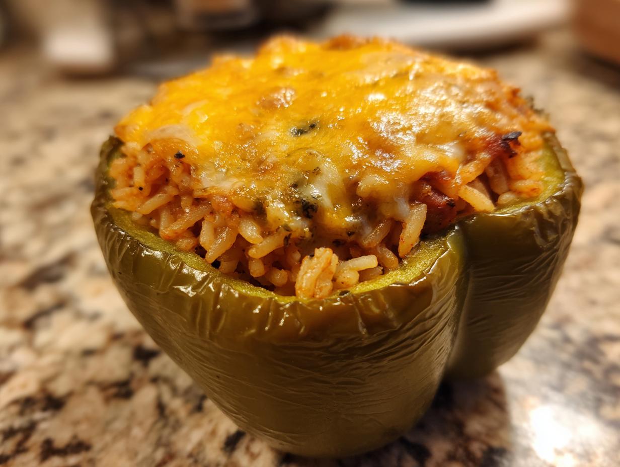 Air Fryer Stuffed Bell Peppers