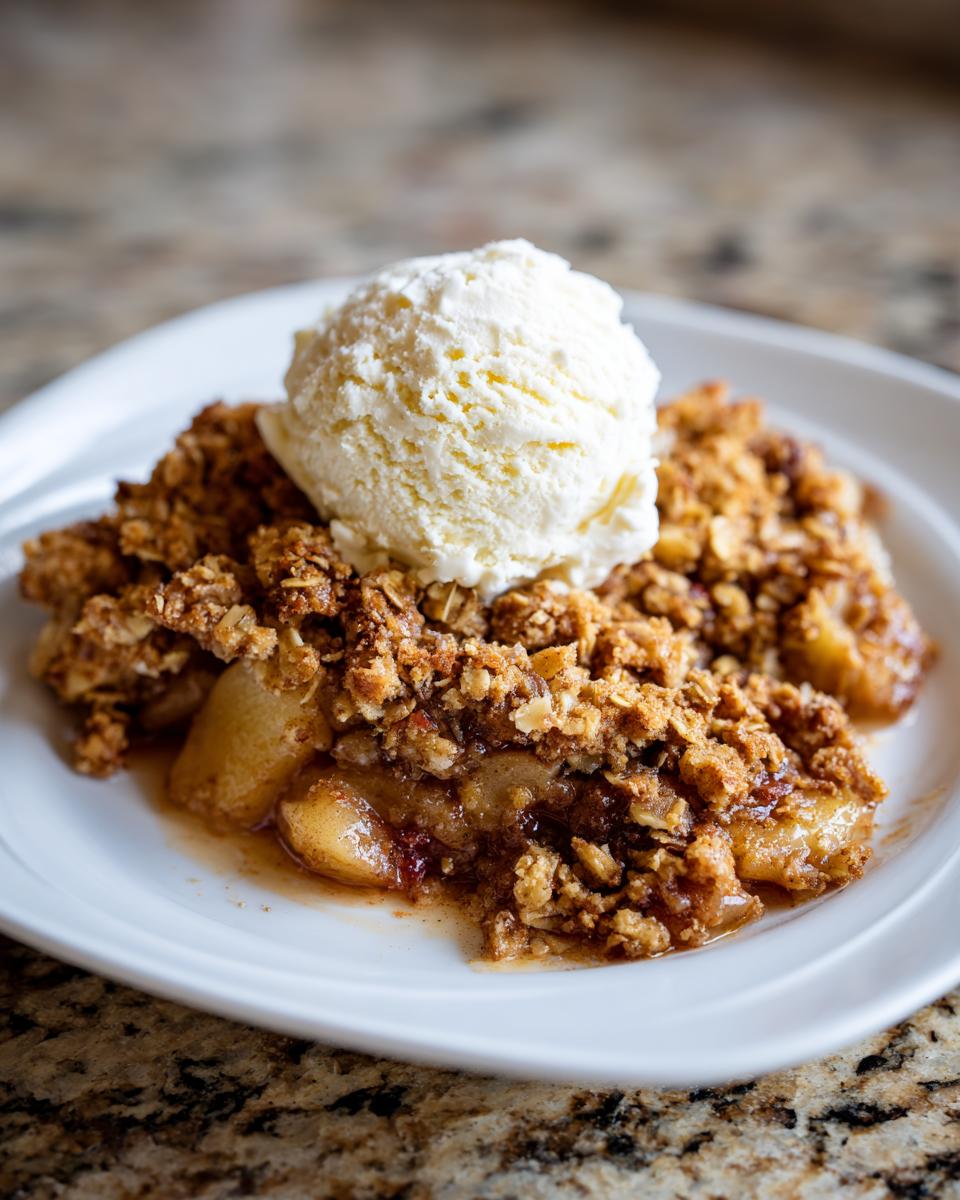 Apple Crumble - detail 1