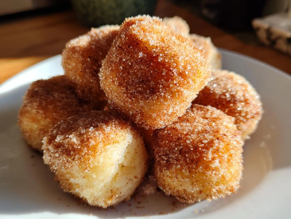 Baked Cinnamon Sugar Dough Bites