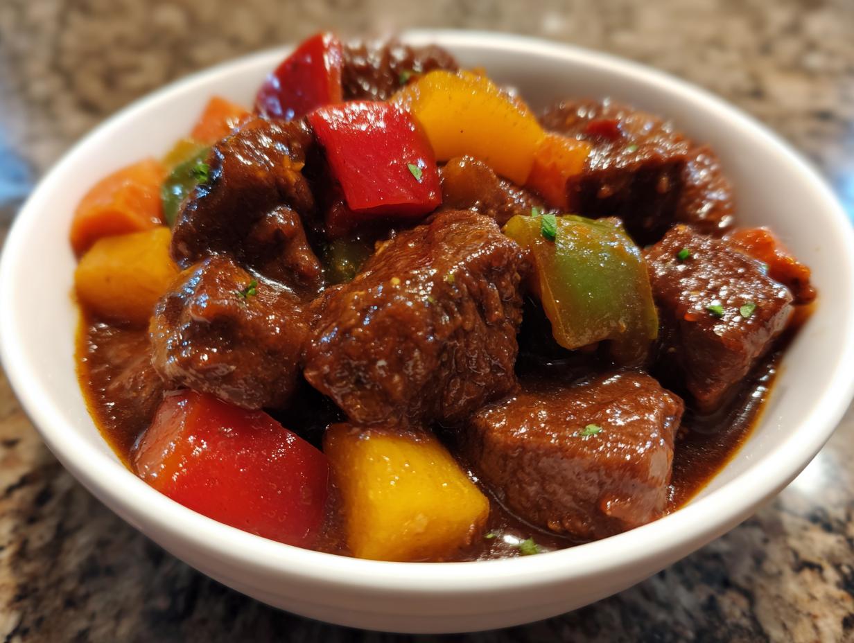 Beef and Bell Pepper Stew