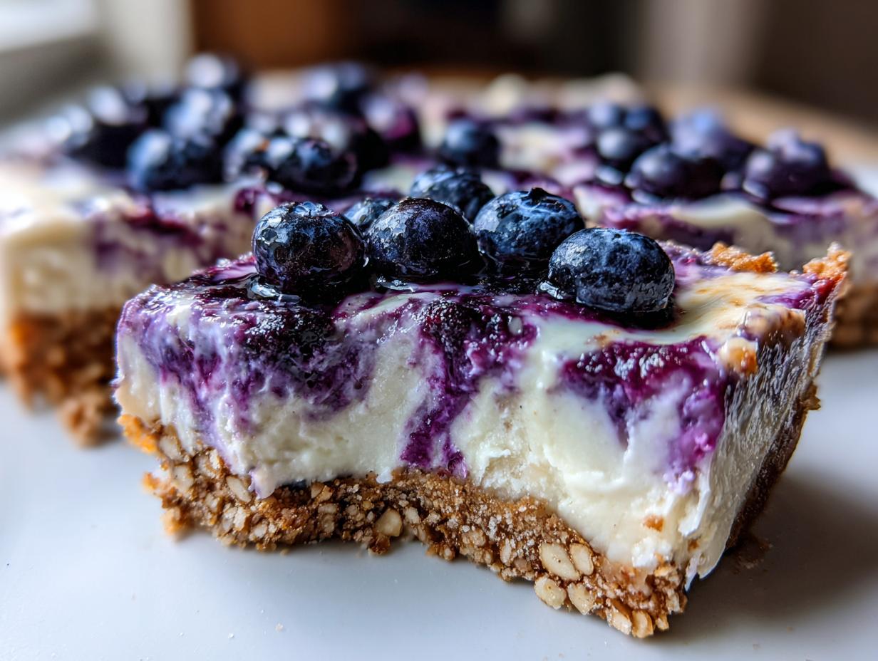 Blueberry Yogurt Bars
