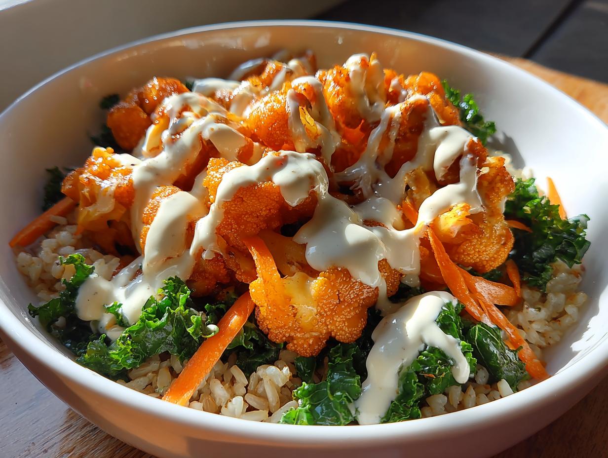 Buffalo Cauliflower Bowl