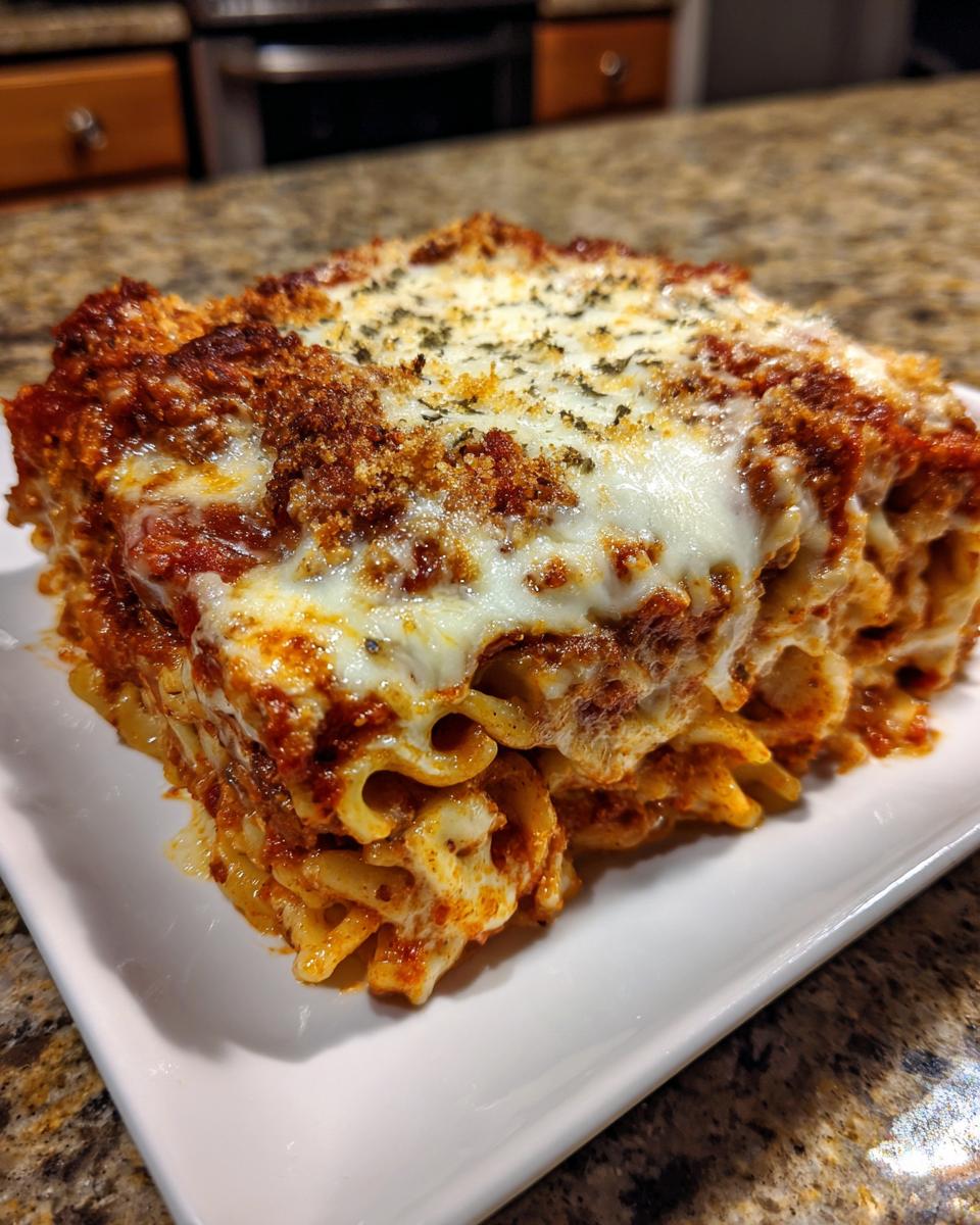 Chicken Parmesan Pasta Casserole - detail 1