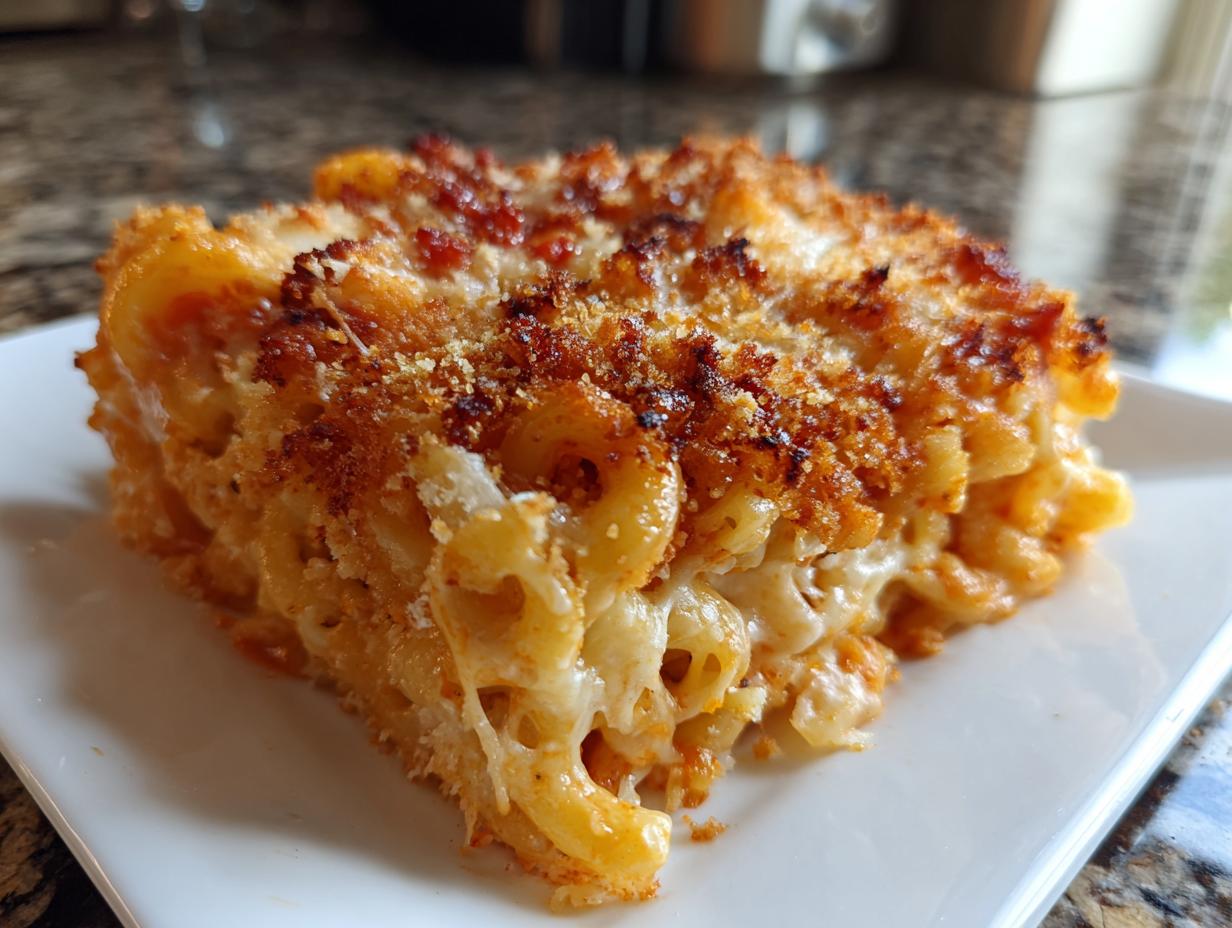 Chicken Parmesan Pasta Casserole