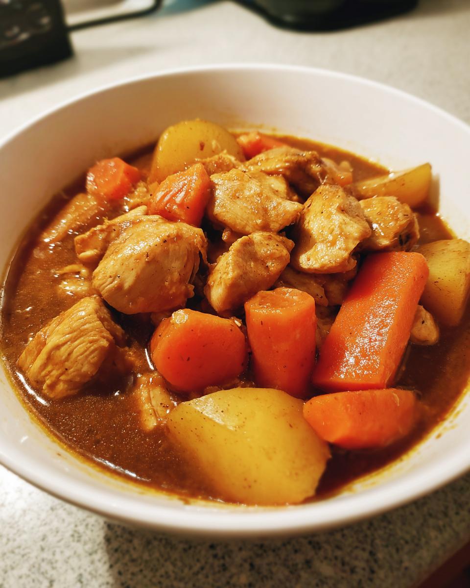 Chicken and Carrot Stew - detail 1