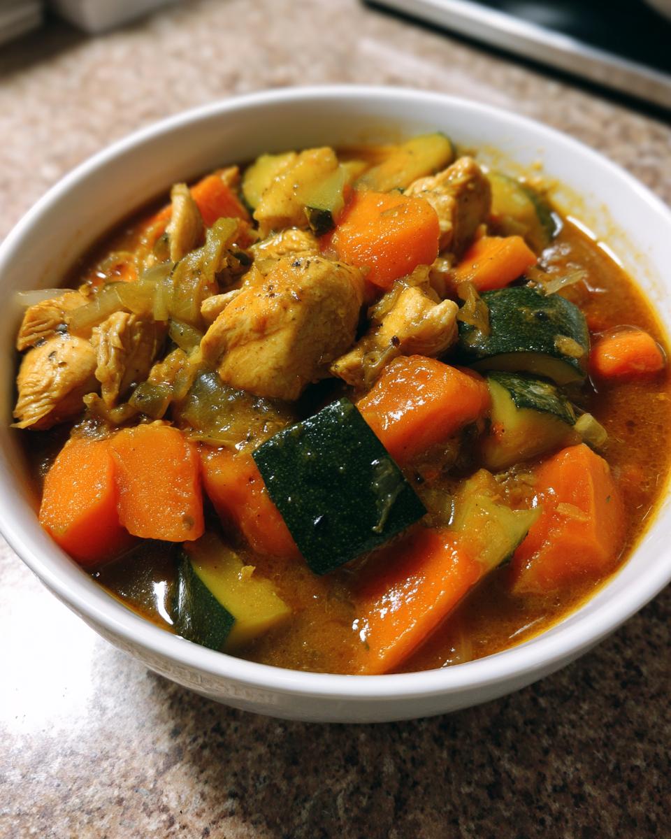 Chicken and Zucchini Stew - detail 1